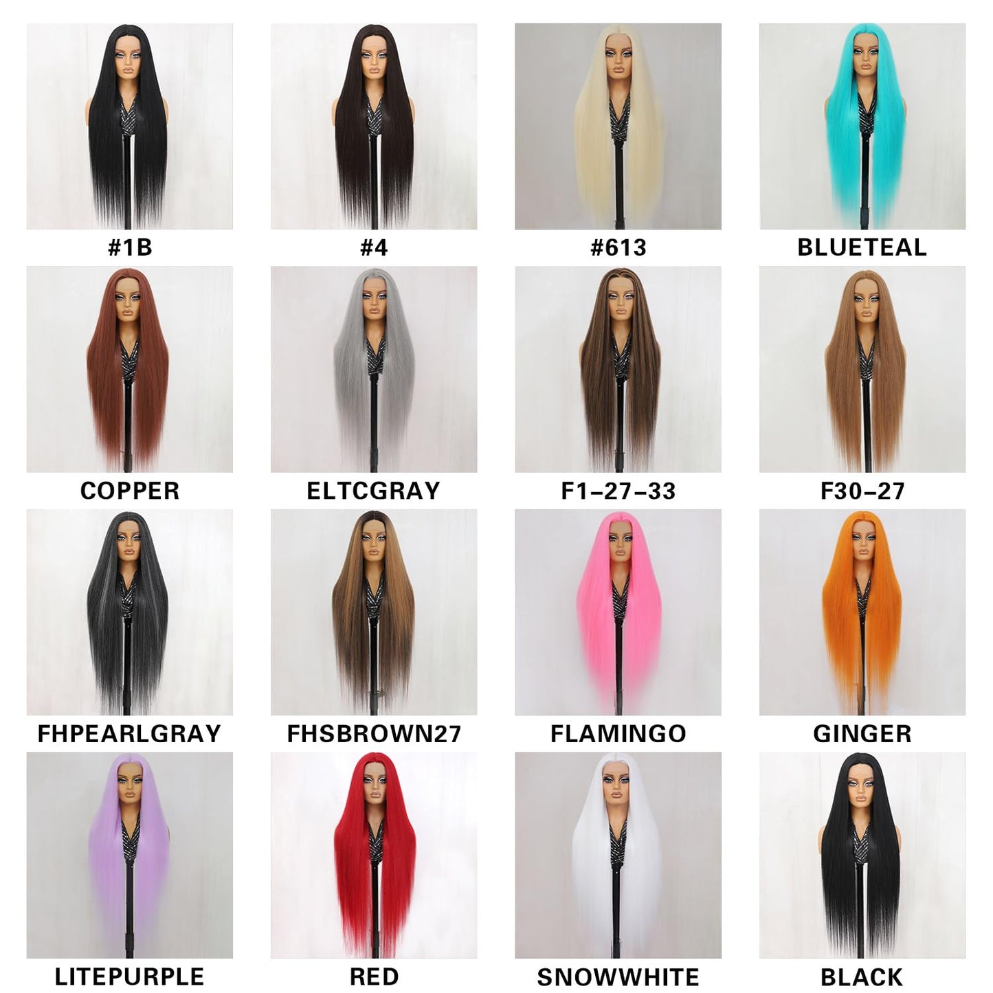 Felek Super Long Blonde Straight T Part Lace Wigs 40 Inch Long Hair 13x4x1 T Lace Front Wigs Heat Resistant Fiber Glueless Pre-Plucked Natural Hairline Lace Wig For Fashion Women/Girls(#613)