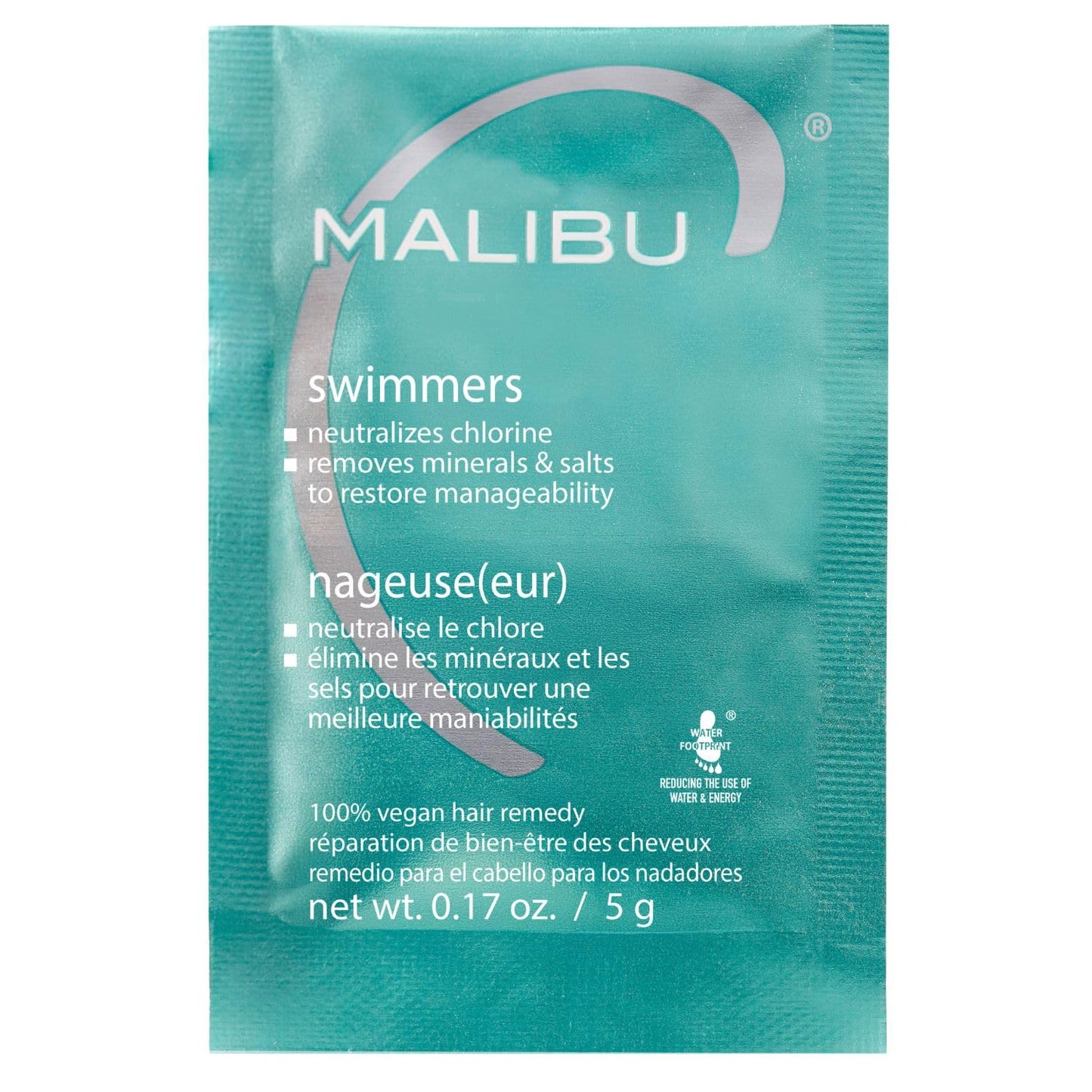 Malibu C Swimmers Wellness Remedy - Restoring Hydrating Hair Care with Vitamin C - Protects Against Chlorine Damage (1 Packet)