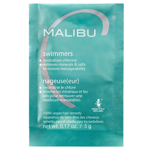 Malibu C Swimmers Wellness Remedy - Restoring Hydrating Hair Care with Vitamin C - Protects Against Chlorine Damage (1 Packet)