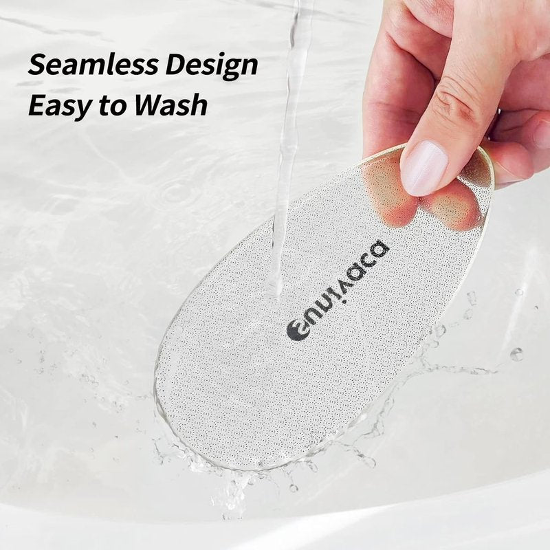 Sunivaca Glass Foot File Callus Remover for Feet, Heel Scraper, Pumice Stone, Diabetic Feet Scrubber Dead Skin Remover for Feet Professional Pedicure Tools