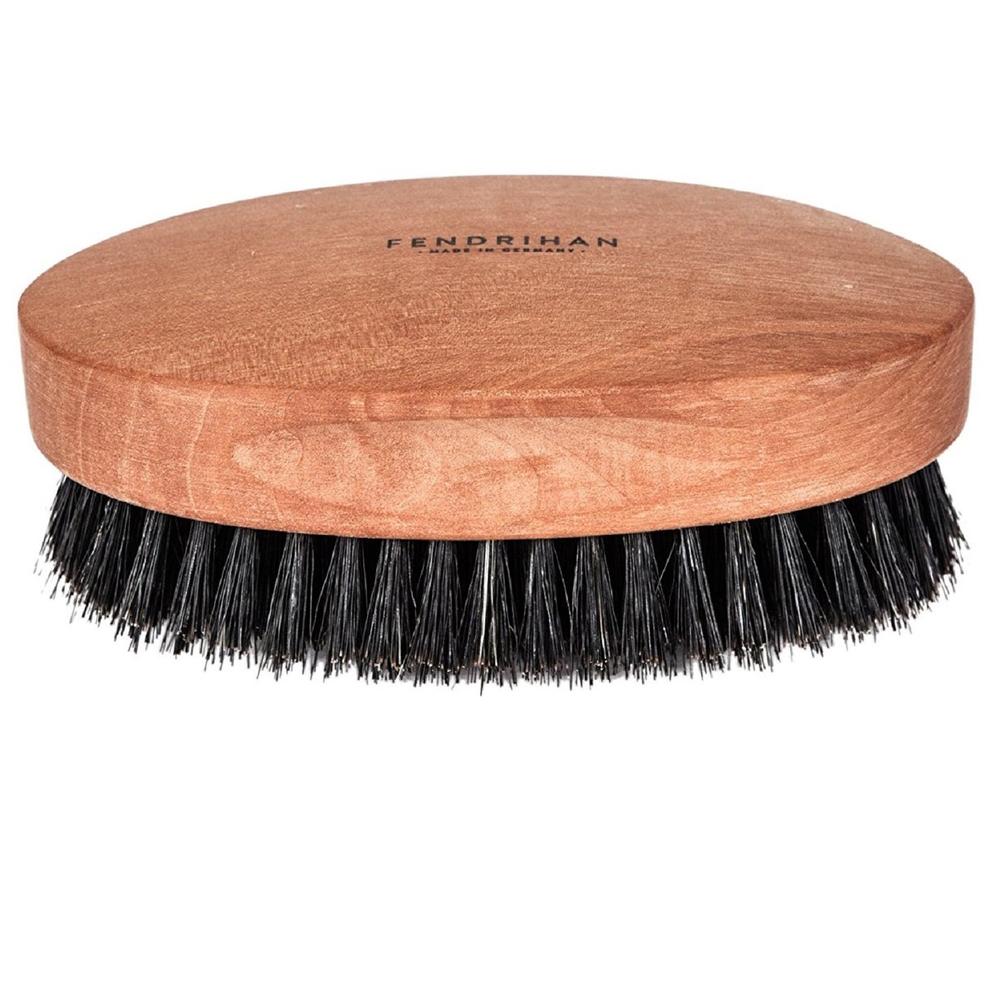 Fendrihan Genuine Boar Bristle Military Hair Brush - Medium Stiff Bristles | Pear Wood Handle, Made in Germany