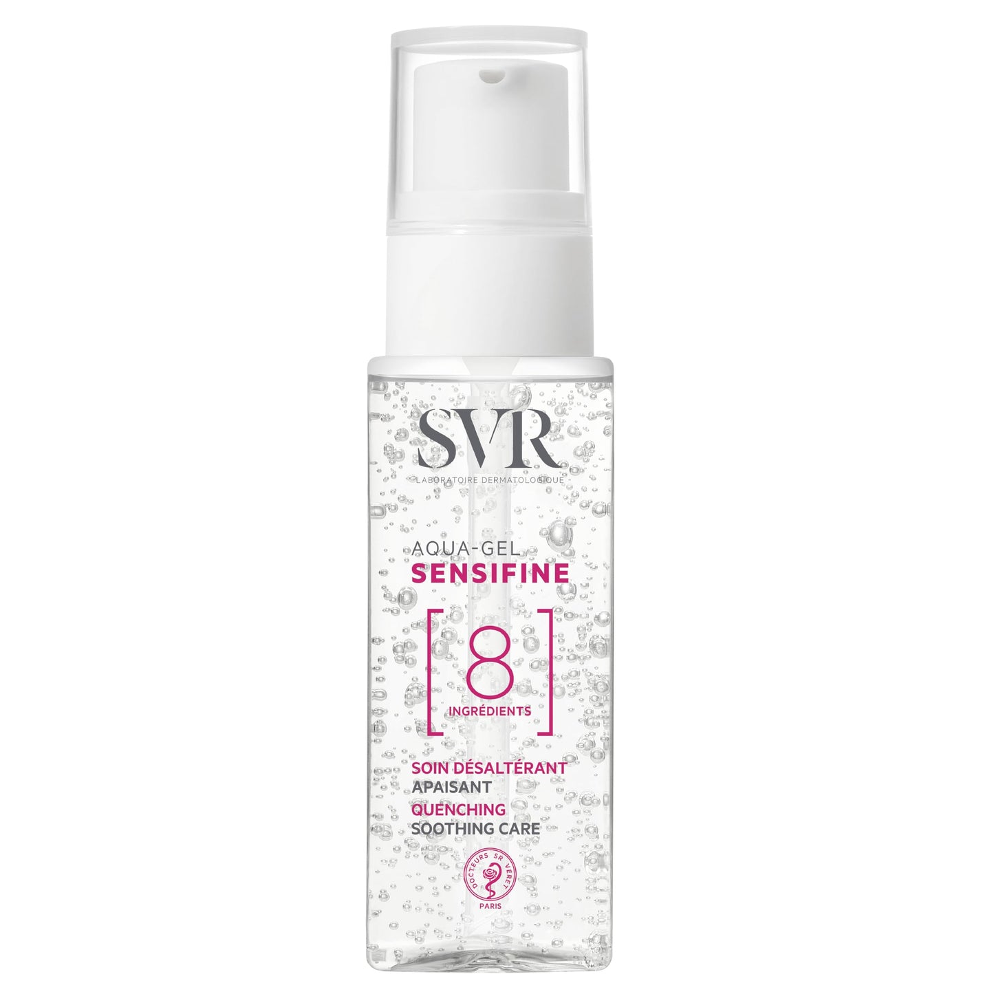 SVR - Sensifine Aqua Gel - Refreshing & Soothing Moisturizer with 30% Aloe Vera & Panthenol - For Combination, Oily, and Sensitive Skin Relief - Instant Cooling Effect - 1.3 fl.oz