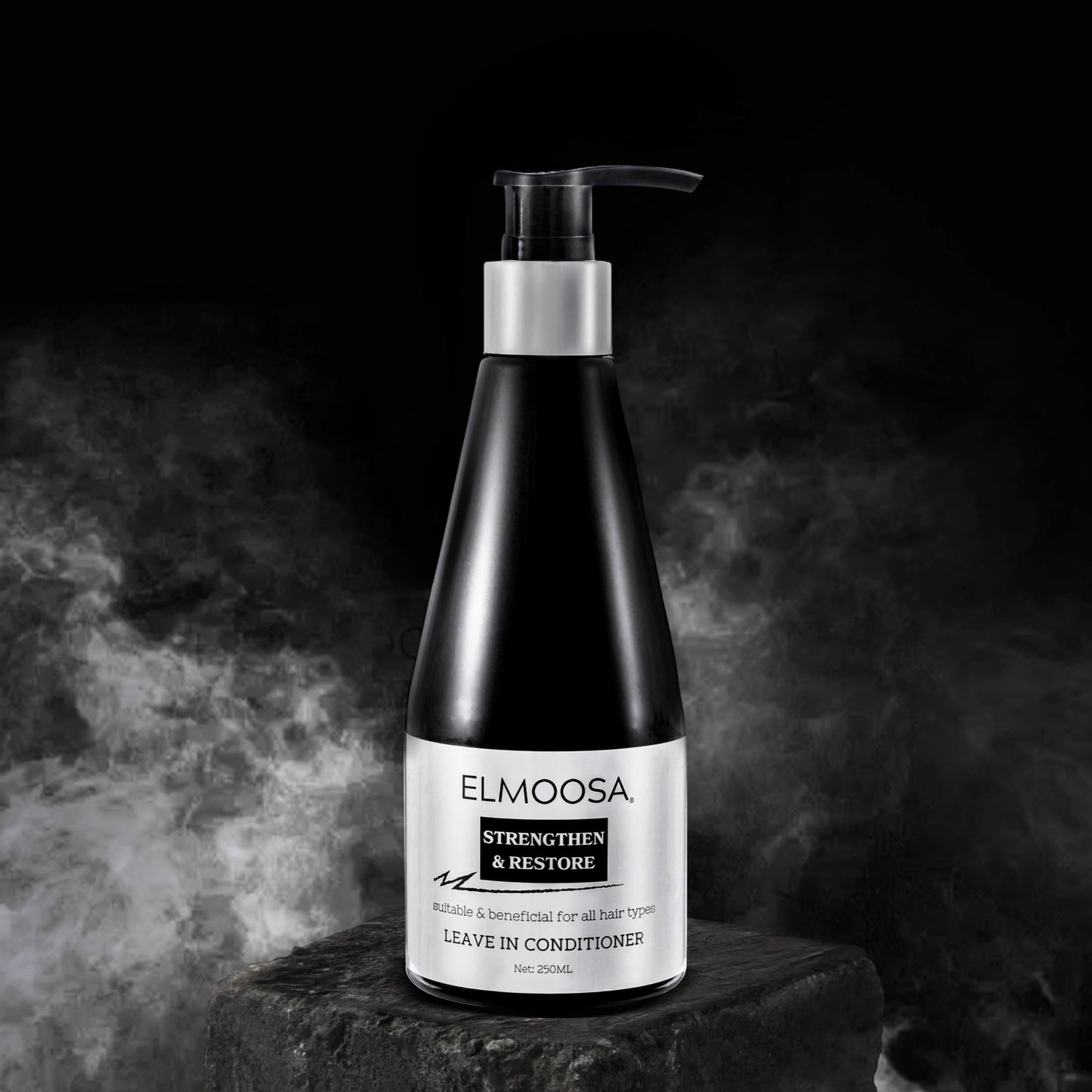 ELMOOSA Caviar Leave In Conditioner -24/7 Caviar Armor Against Frizz & Split Ends/Caviar Hair Treatment/Heat Protection/Frizz Control for curly hair 250ML