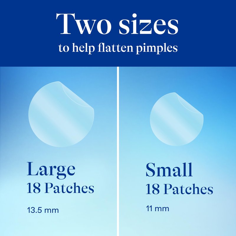 Differin Acne Patches, Pimple Patches for Acne Prone Skin, Formulated with Salicylic Acid and Centella, Fast Triple Action Power Patch for Day & Night, Dermatologist Tested, 36 Count