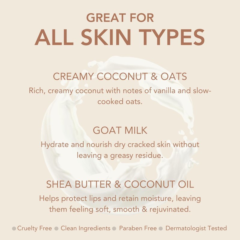 Dionis Goat Milk Lip Balm Coconut & Cream 0.28oz (Pack of 6)
