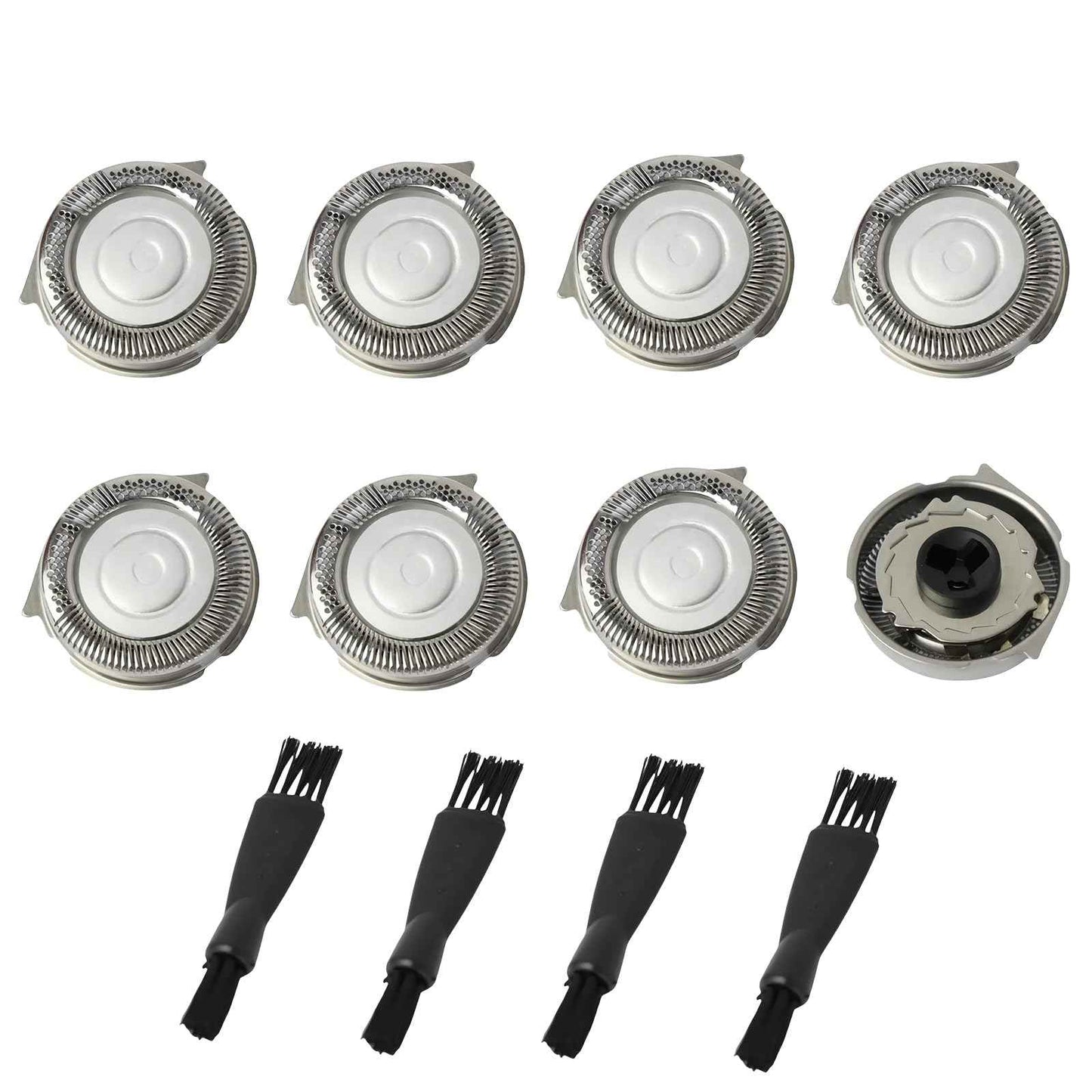 8 Pack SH50 Replacement Heads for Philips Norelco Series 5000, Replacment for Norelco Replacement Blades, Fit for Electric Shaver S5210 S5380 (8 Blades & 4 Brushes)