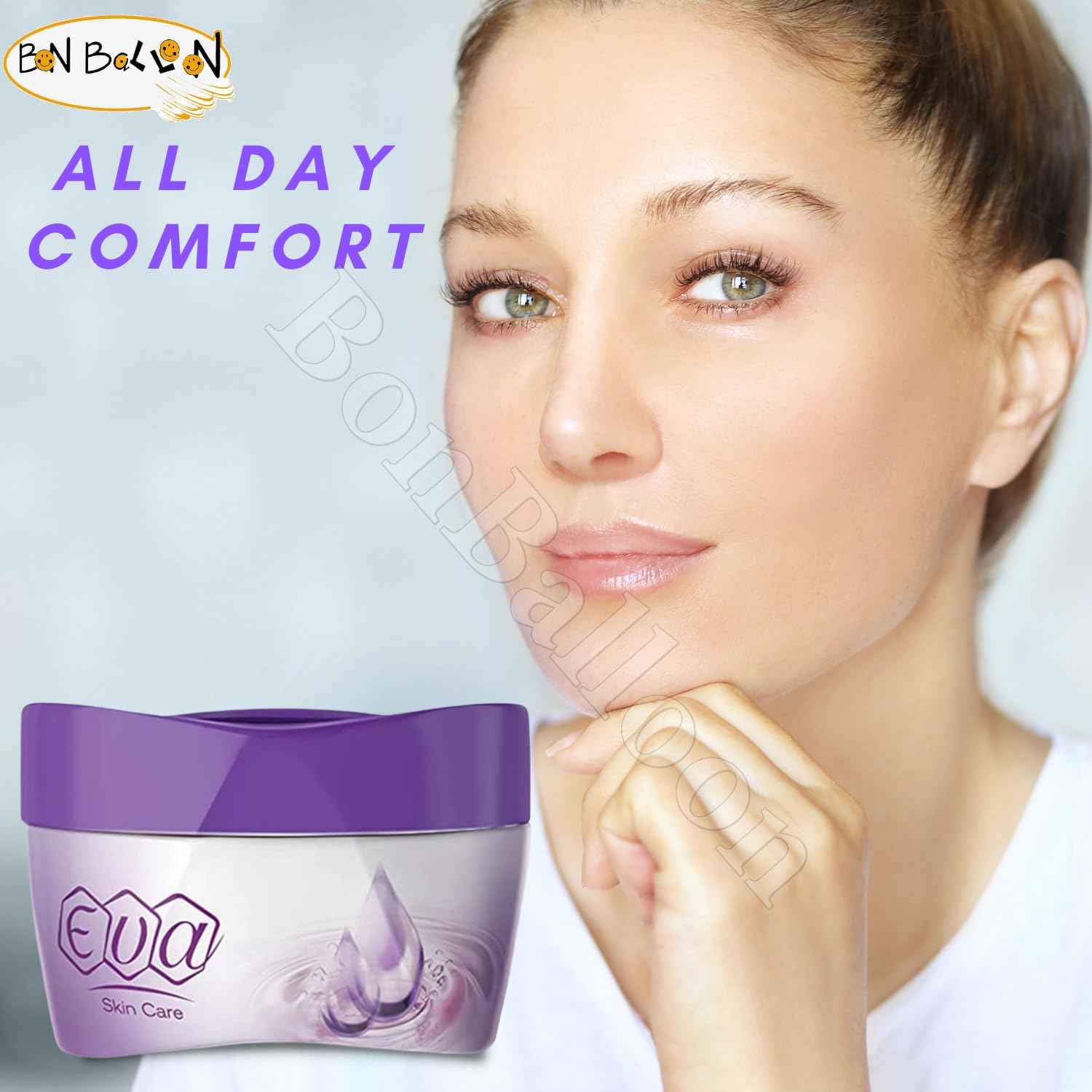 EVA Glycerin Skin Care Cream For Dry Skin Protect Skin 6 oz /170 gm (2 Pack x 6 oz / 170 gm)