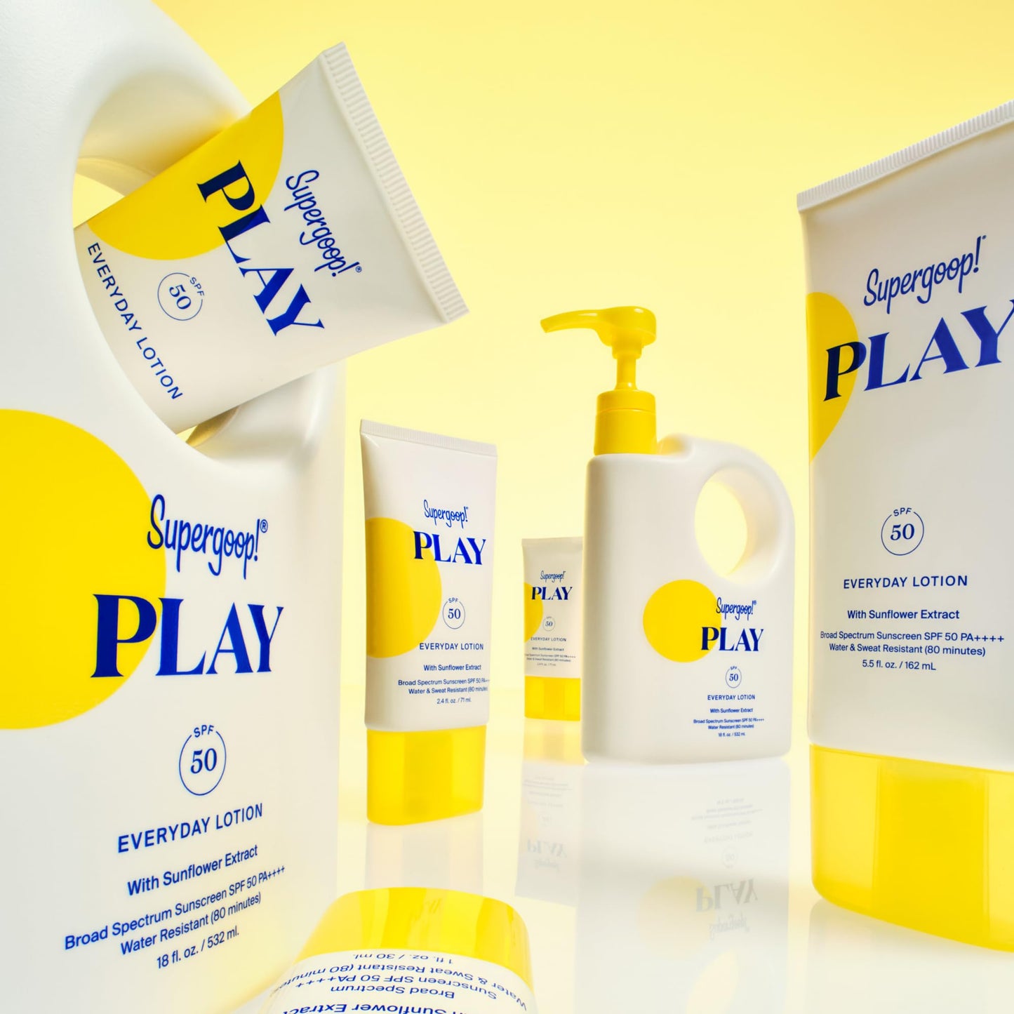 Supergoop! PLAY Everyday SPF 30 Lotion, 2.4 oz - Broad Spectrum Sunscreen - Water & Sweat Resistant Body & Face Sunscreen - Great for Active Days