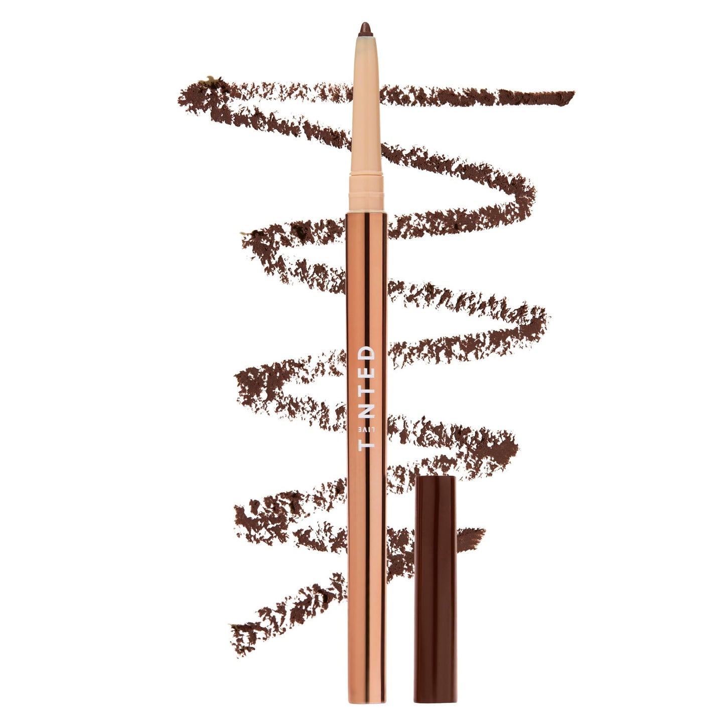 Live Tinted Hueliner Longwearing Pencil Eyeliner - Waterproof, Transfer-Proof, Long-Lasting Formula that Easily Glides On, High-Pigmented Pencil Eyeliner, 0.35g - Brown