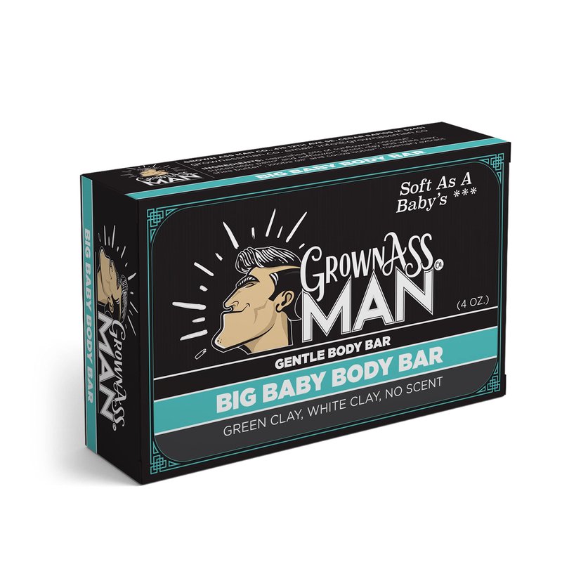 Grown Ass Man Co. Body Bars (Coarse Exfoliating Variety Pack, 3-Pack)