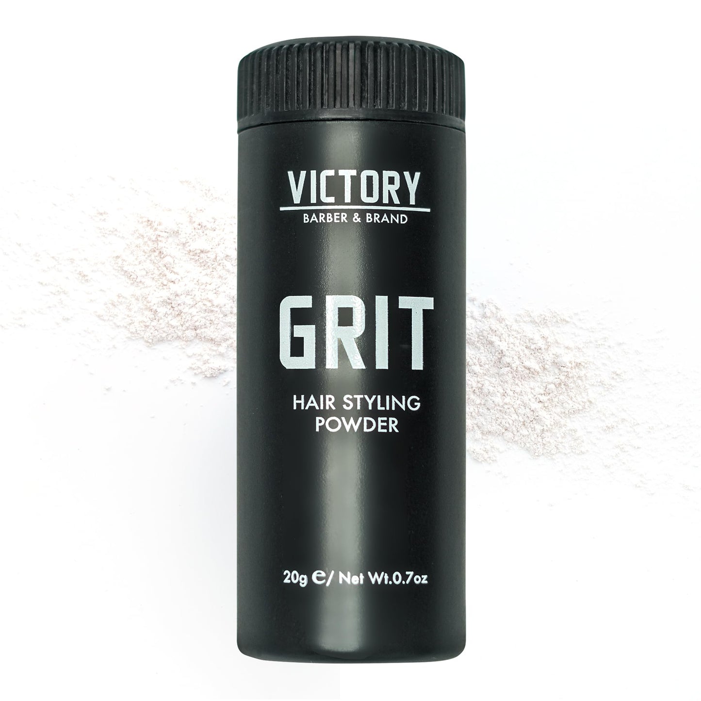 Victory Barber & Brand Grit Texture Powder For Men Barbershop Hair Powder Made in the USA | Composite Clay Styling Powder | styling powder for men 0.35 oz