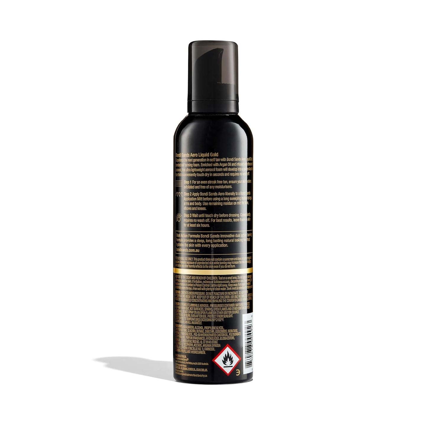 Bondi Sands Aero Self Tanning Foam - Lightweight, Fast-Drying Formula for a Hydrated, Long-Lasting Bronze Glow | 7.61 Oz/225 mL