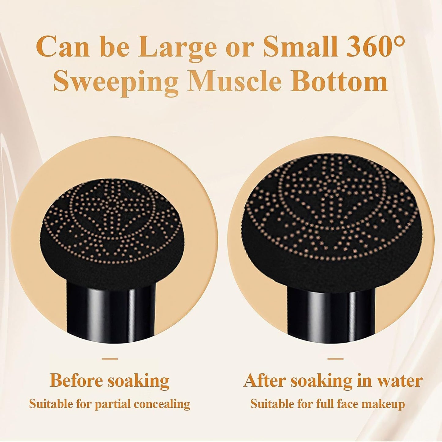 Cushion Foundation Concealer for Mature Skin - Lightweight CC Cream for Natural Finish | Perfect for Older Women