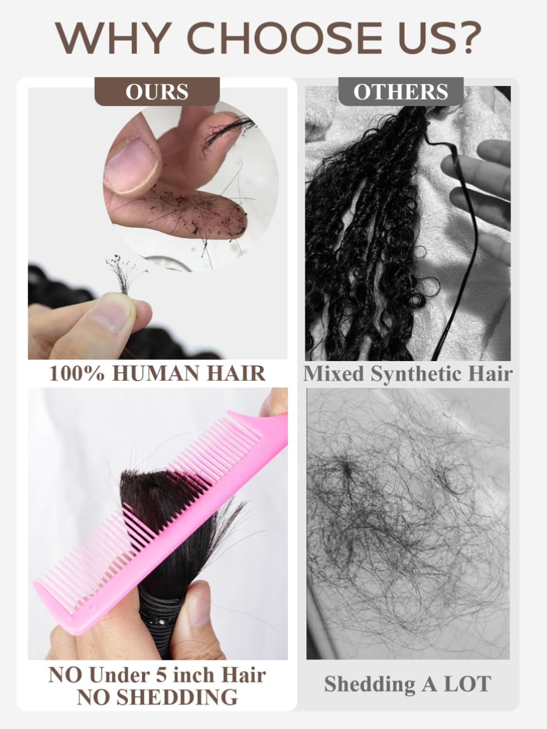 Giginger Color 30 Dark Brown Deep Wave Bulk Human Braiding Hair 50g Per Bundle 2 Pcs Total 100g 20 Inch Brazilian Virgin Bulk Human Hair Bundles July Summer Boho Hair for Braiding