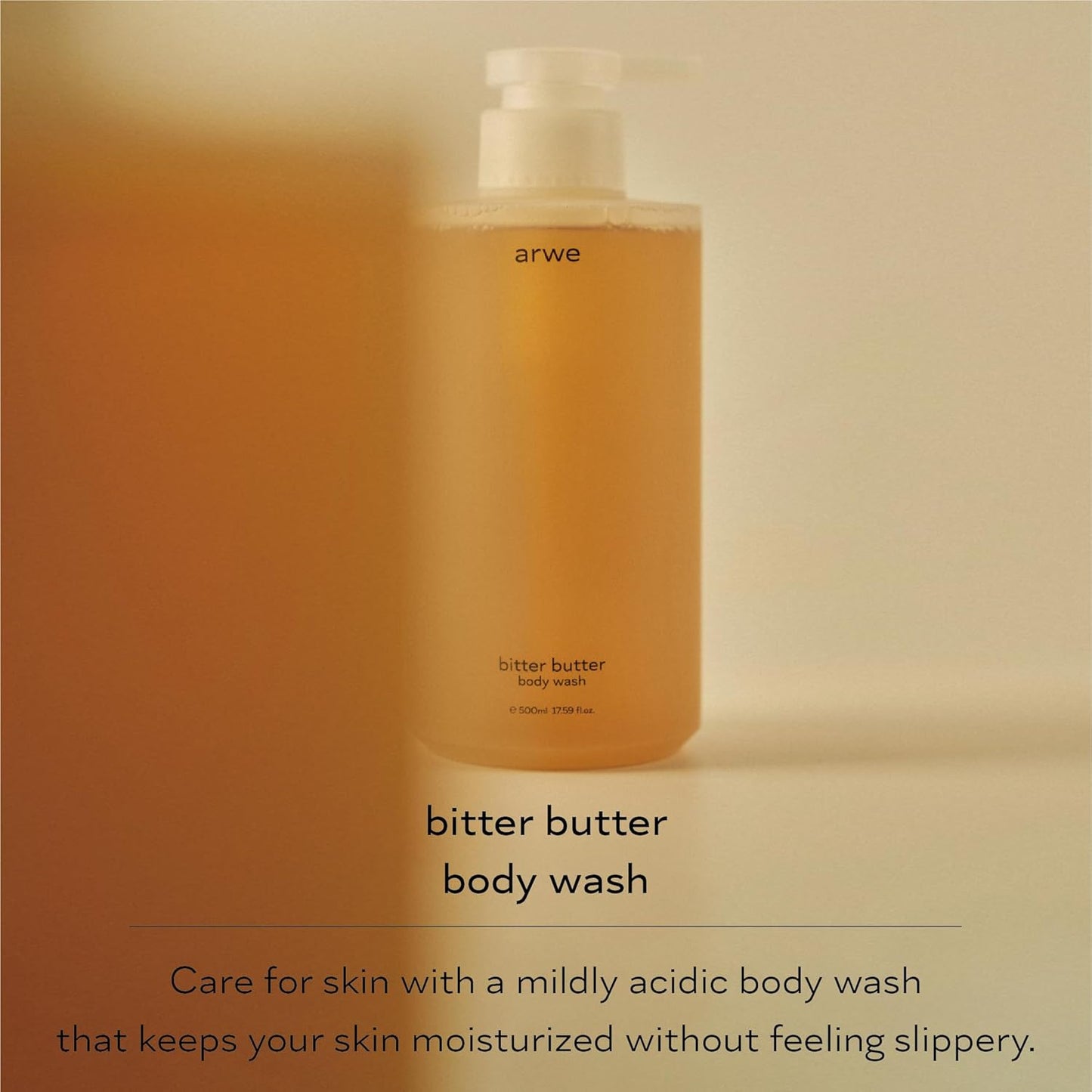 Bitter Butter Body Wash - Naturally Derived Moisturizing Soap | 16.9 fl oz (500 ml) for Acne Care