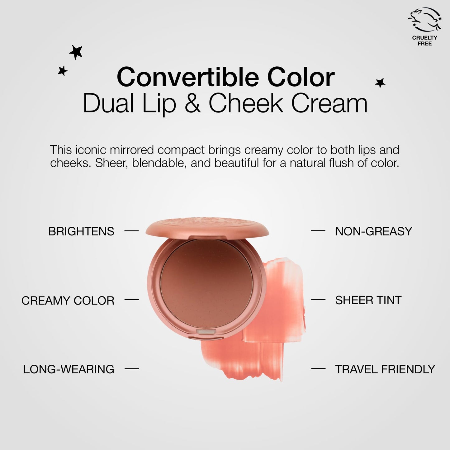 stila Convertible Color Dual Lip And Cheek Cream | Brighten Face with Sheer Tint & Radiant Color | Compact Non-Greasy Makeup