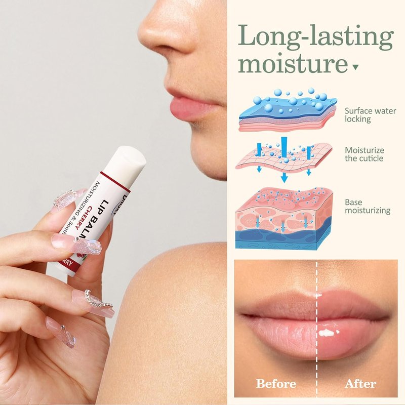 Lip Balm Variety Pack - 88 Natural Moisturizing Balms for Dry Cracked Lips | 10 Flavors for Men, Women & Kids