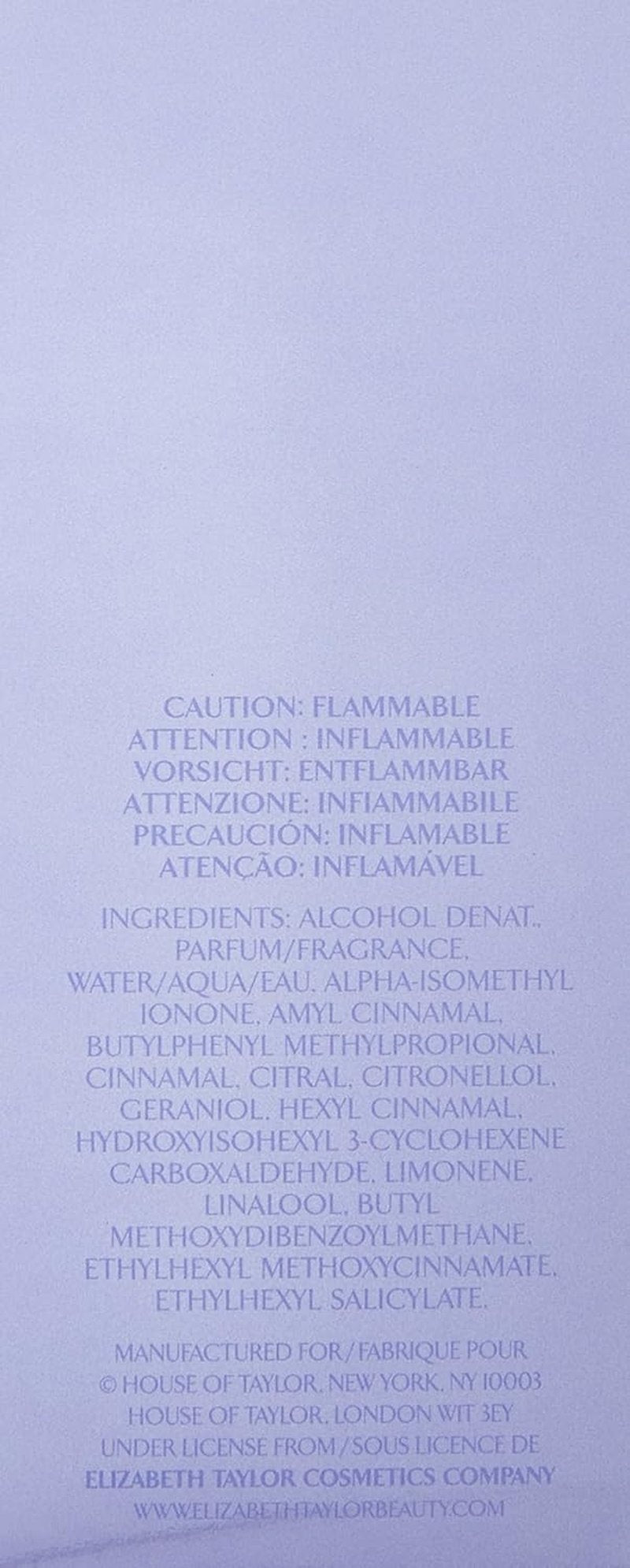 Violet Eyes Eau De Parfum Spray - Elizabeth Taylor | 1 oz Fragrance