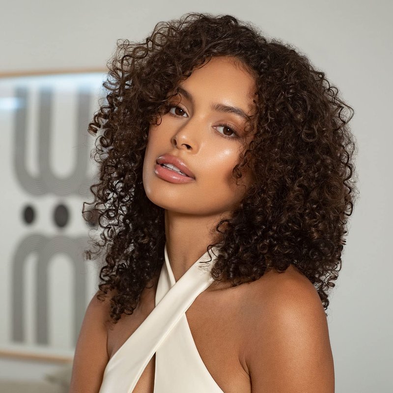 Moisture Curl Cream - Mega-Hydrating Coconut & Argan Oil | Frizz Control & UV Protection for All Curl Types - 8 Fl Oz
