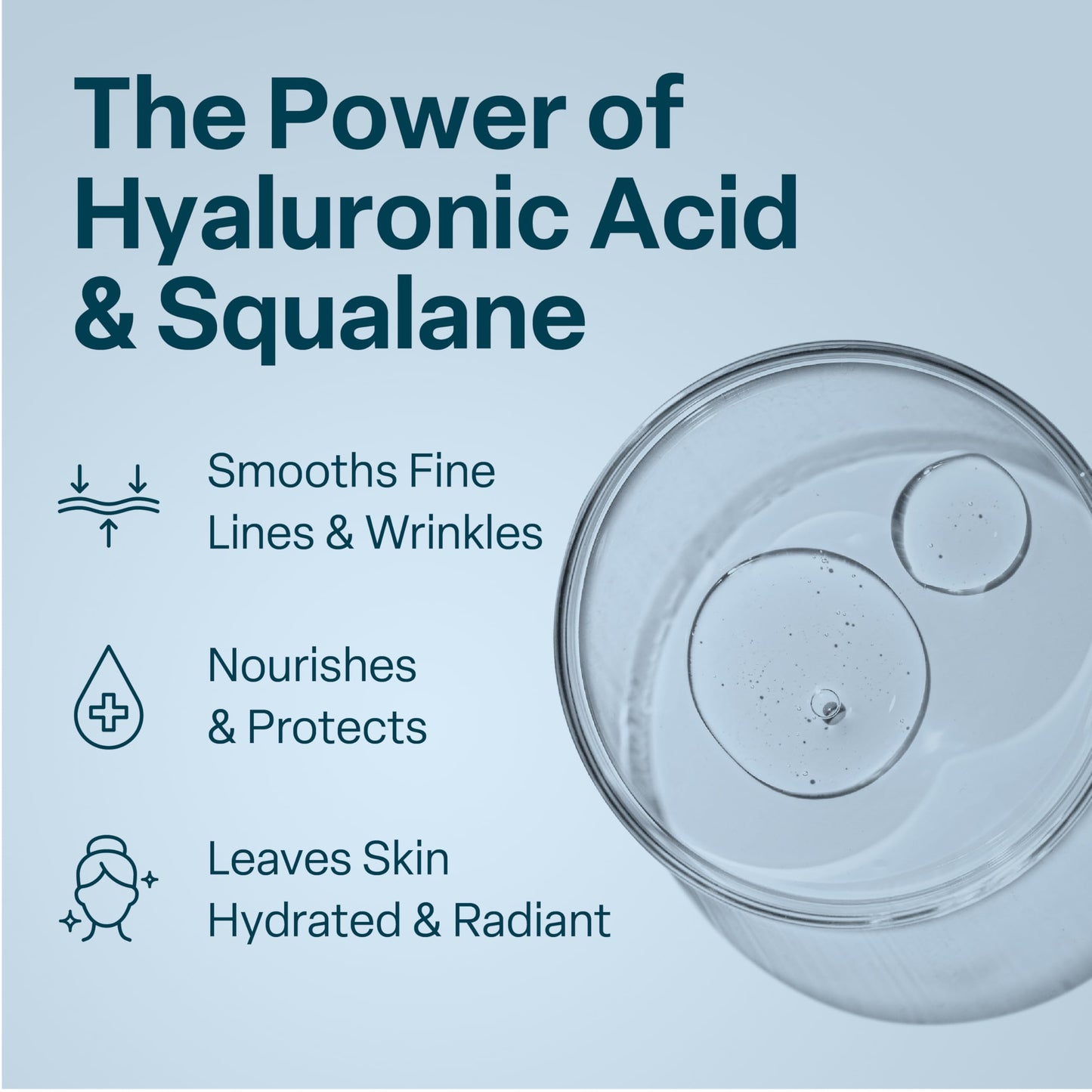 QRxLabs Plant-Based Squalane Face Moisturizer - Hyaluronic Acid Cream for Hydration - Squalane Oil Moisturizer - Anti-Aging Face Cream with Vitamin B5 & Rice Protein - 2 Fl Oz, Pack of 1, Verbena