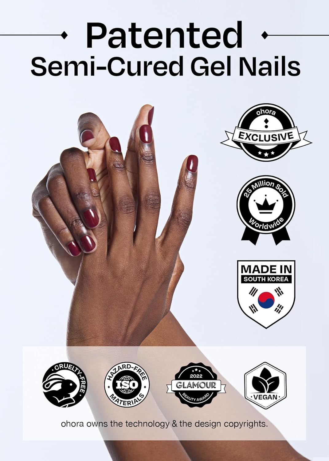 Ohora Semi Cured Gel Nail Set - Pro Easy Peel Remover & N Juliet | Salon-Quality Manicure