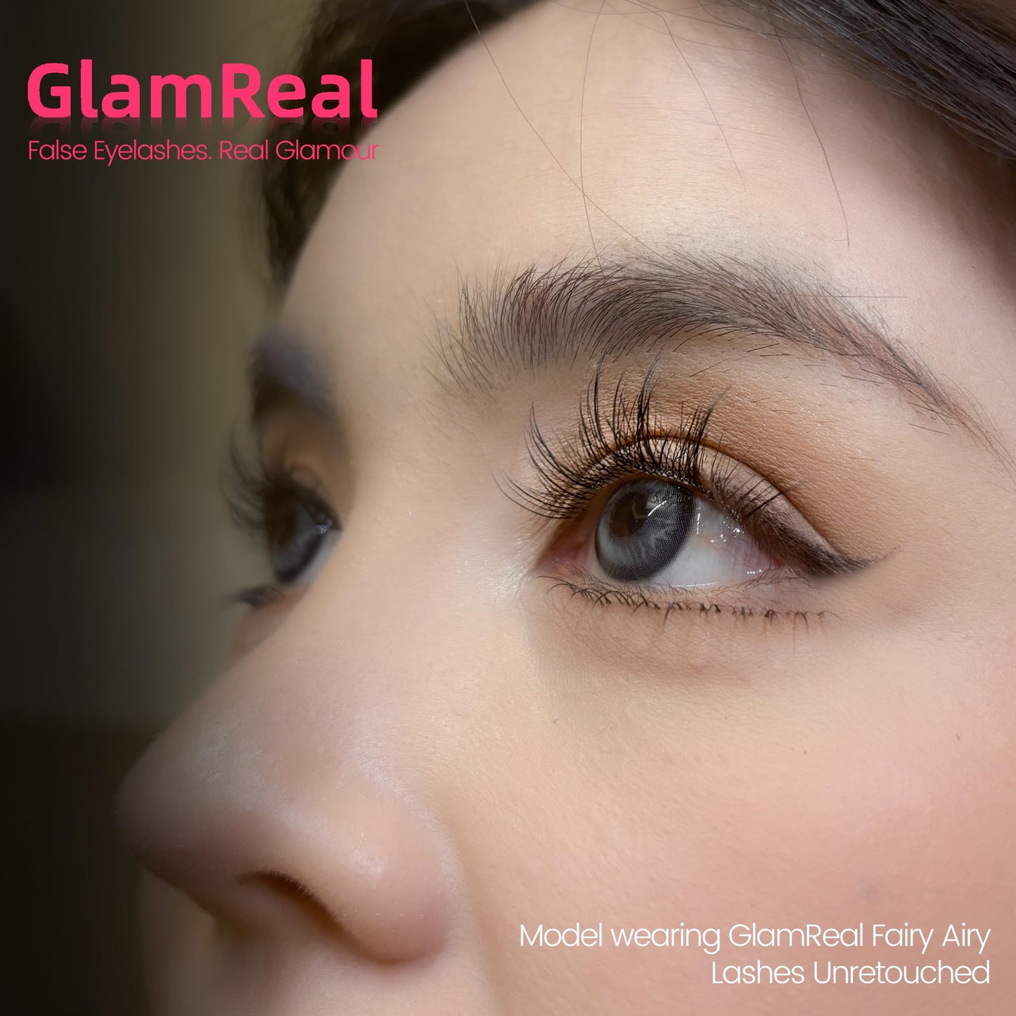 Self Adhesive Press On Lashes 10-14mm, Pop-On Glueless Lash Clusters, Natural ULTRA-THIN Invisible Band Lashes, Reusable No Residue 36 Clusters, Beginner Friendly kit by GlamReal (Fairy Airy)