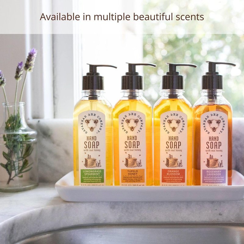 Savannah Bee Company Liquid Hand Soap - Natural Hand Soap with Essential Oils