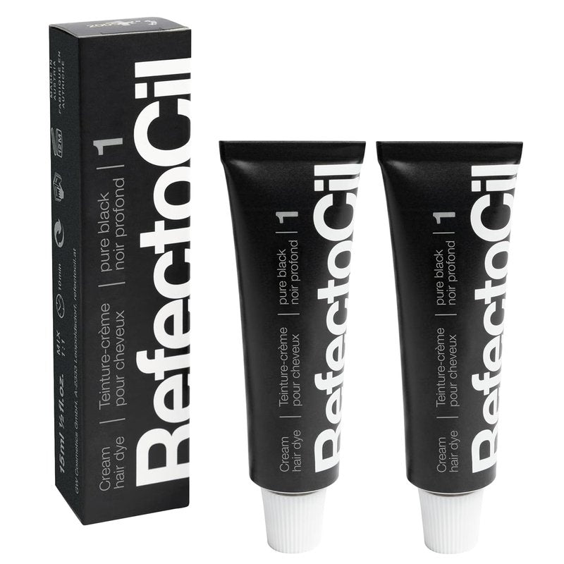 RefectoCil Cream Hair Dye 2-Pack | Professional Long-Lasting Hair Tint