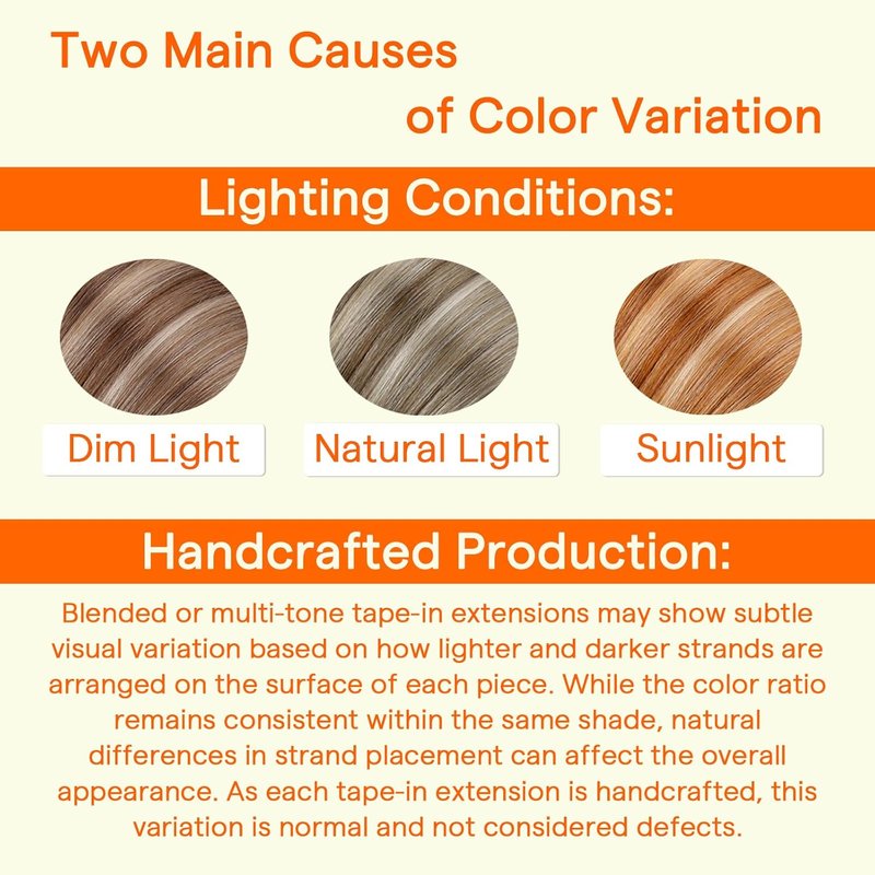 Real Human Hair Tape-In Extensions - 20 Inch Double-Sided, Dark Brown to Ash Brown | 50g Seamless Volume Boost