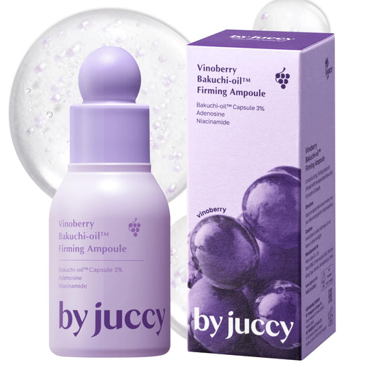 Byjuccy Vinoberry Bakuchiol Ampoule Serum, Anti-Aging Face Oil, 1.01 floz