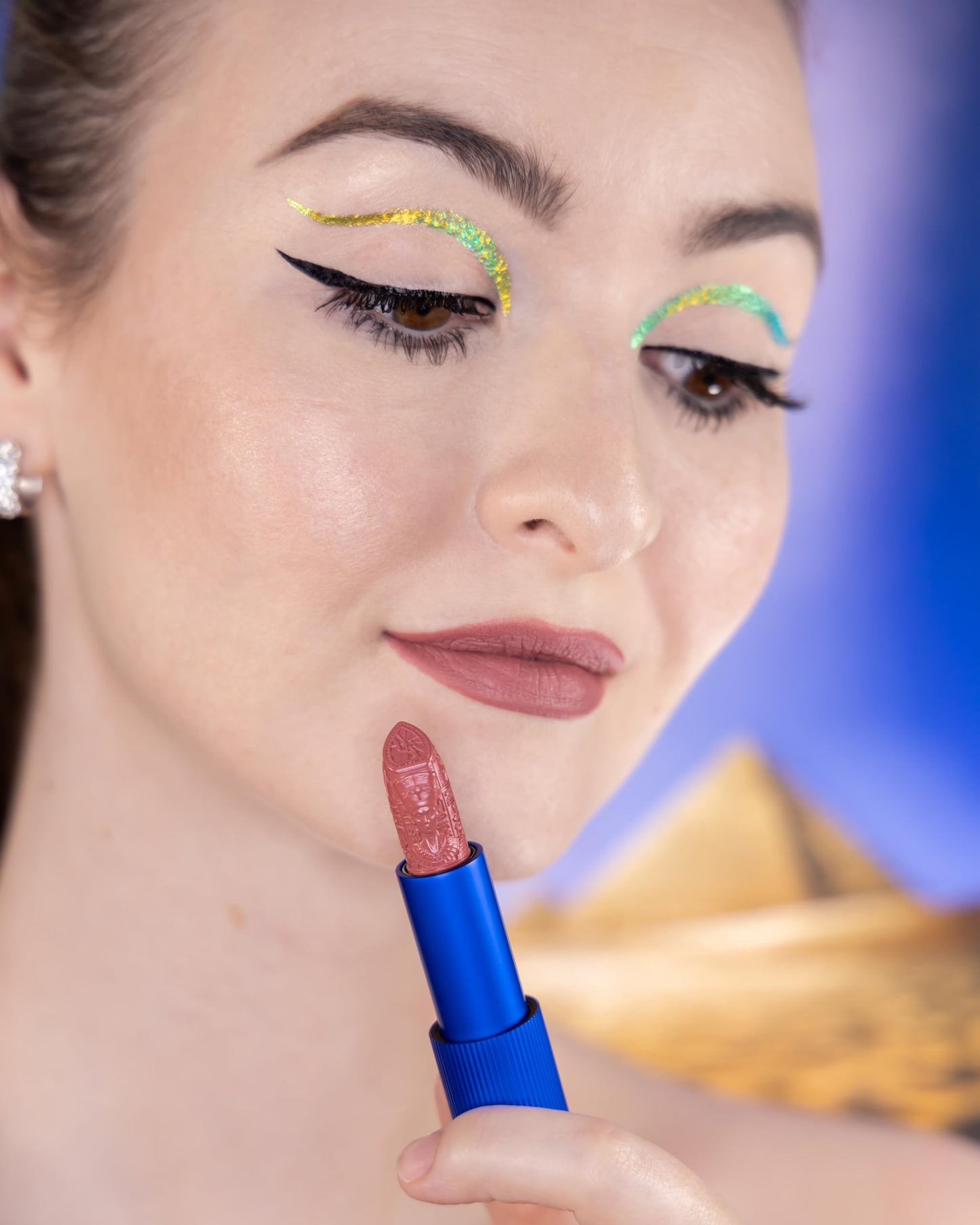 Whats Up Beauty - Egyptian Queen Liquid Eyeliner - Shade Kemet Black Clean Cruelty Free Vegan Eye Makeup