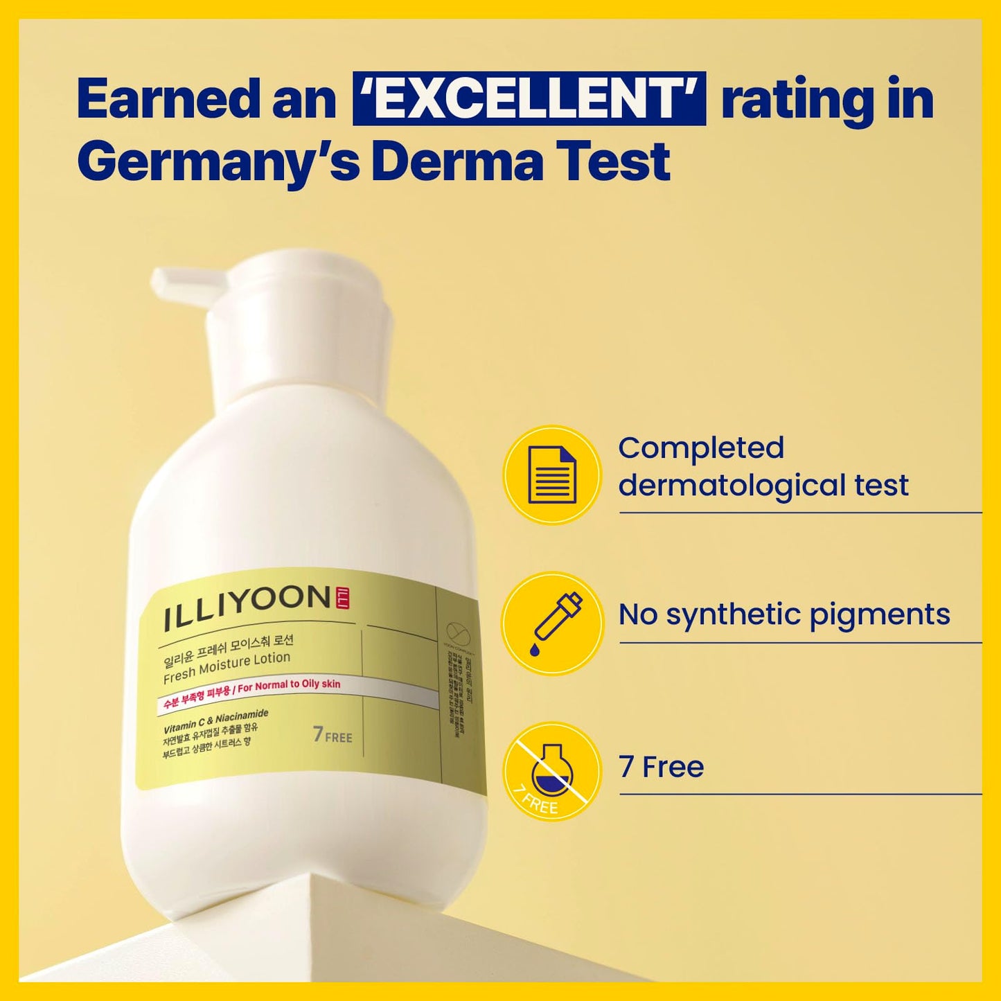 Illiyoon Fresh Moisture Lotion | High Moisturizing Effect For Damaged and Rough Skin, Fast absorbing, 24hr lasting hydration, Vitamin C, Korean Skincare, 11.83 fl.oz.