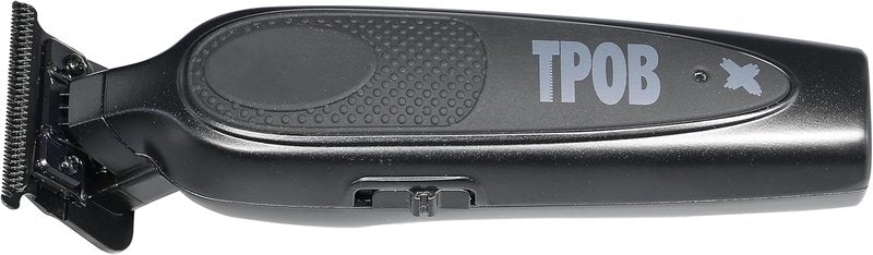 Professional Hair Trimmer - Cordless Brushless Clippers for Men | 7200RPM Black Rubber Grip