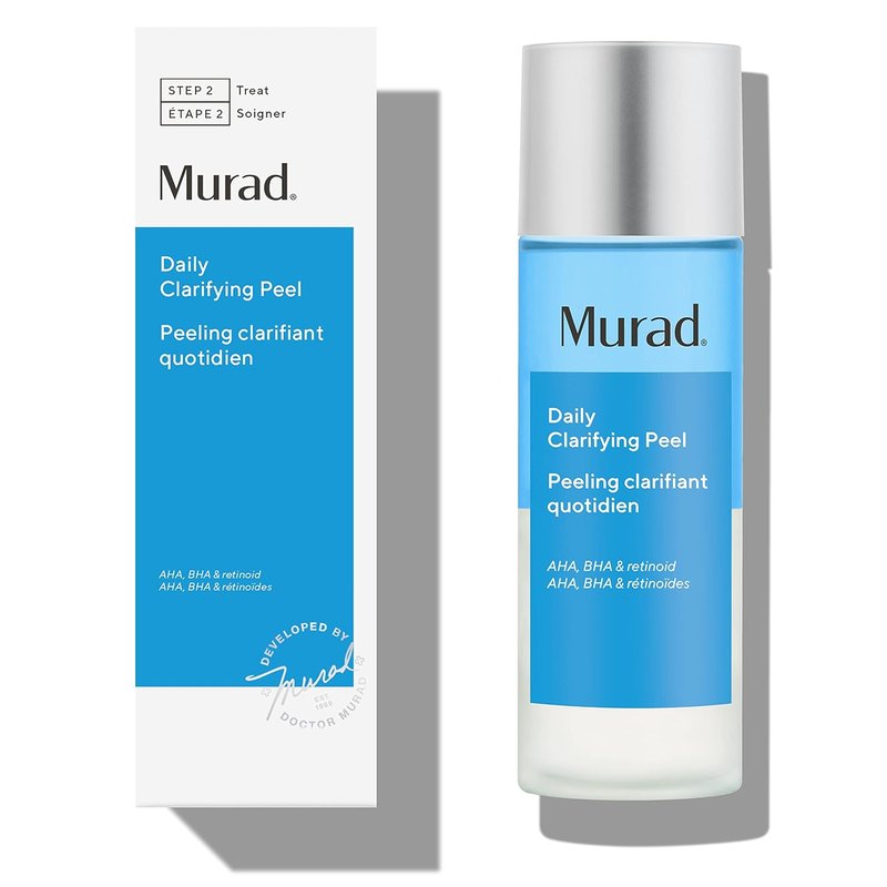 Murad Daily Clarifying Peel - AHA/BHA Exfoliating Liquid with Retinoid & Salicylic Acid | 3.2 Fl Oz