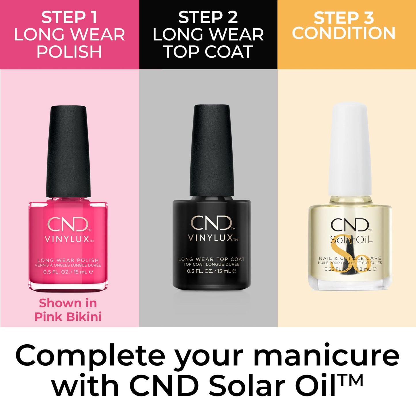 CND Vinylux Longwear Pink Nail Polish, Rosebud, 0.5 fl oz