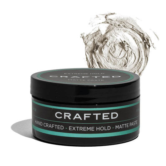 THESALONGUY Extreme Matte Paste - Firm Hold Texture Paste with Low Shine - Ideal Men’s Hair Products to Add Volume, Texture, & Definition for All Hair Types - Made in the USA (4oz.)