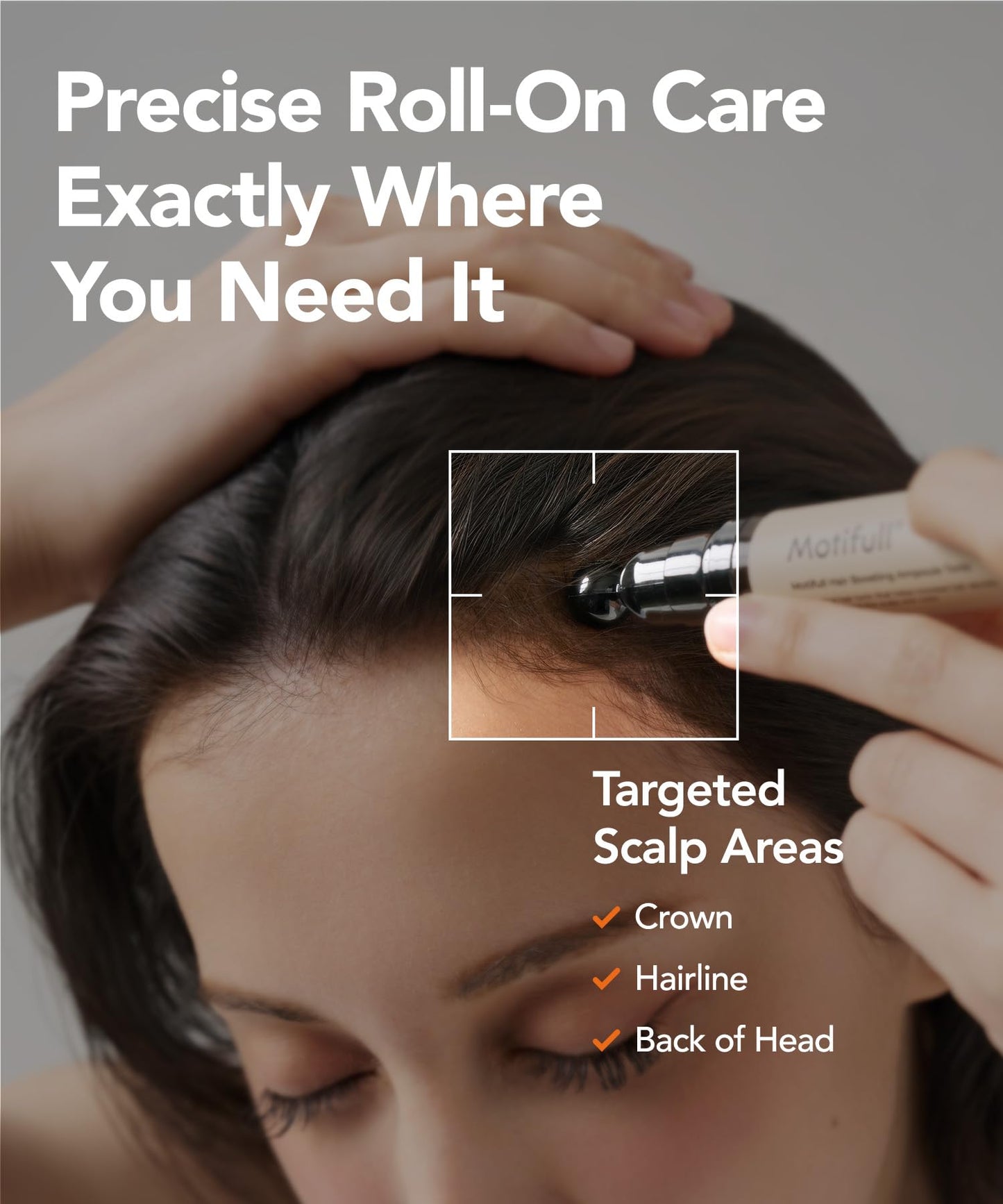Motifull Hair Boosting Ampoule Tonic | Scalp Serum for Fine & Thinning-Looking Hair | Lightweight TrinogeniX Formula for Women & Men (0.51 fl. oz.)