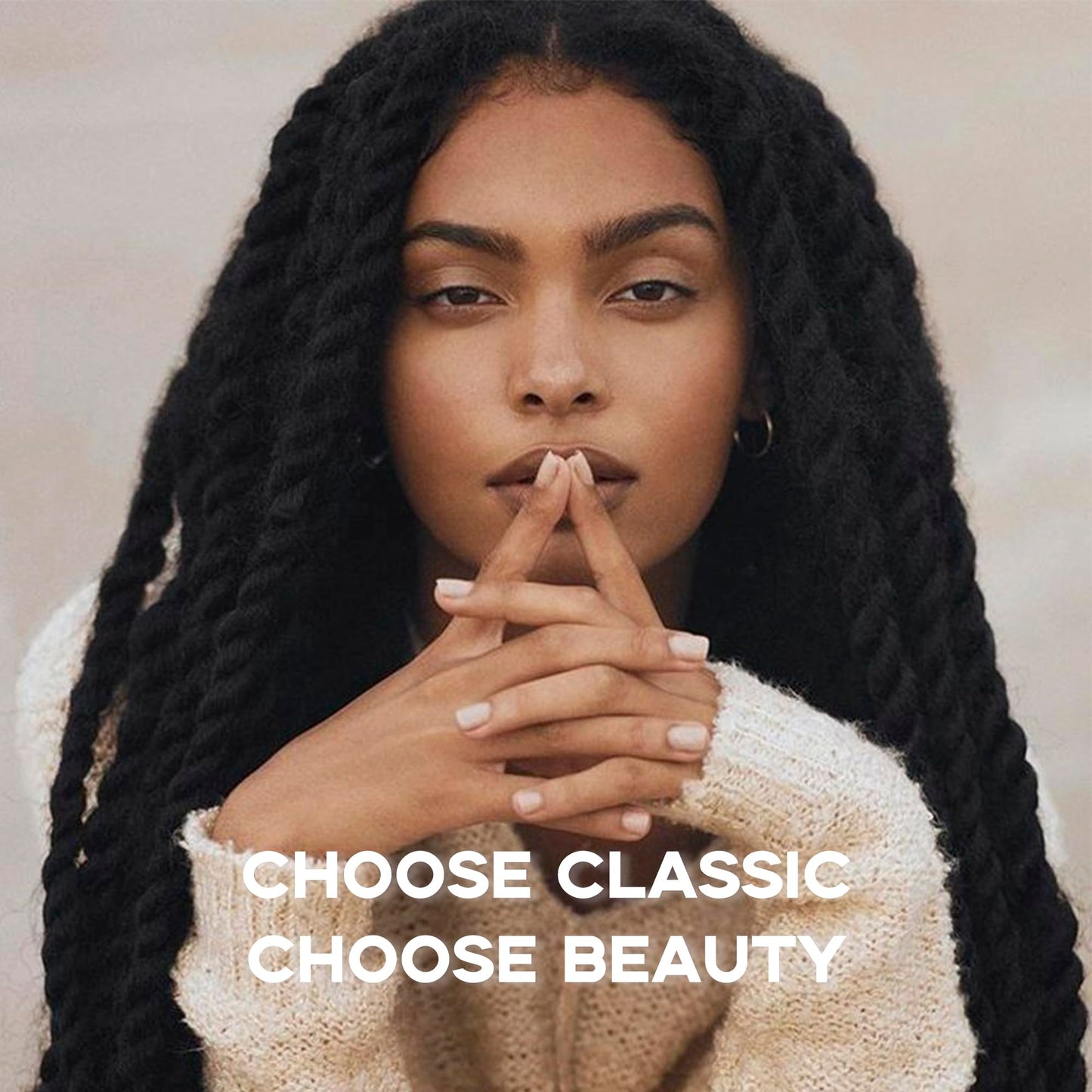 Marley Twist Braiding Hair 8 Packs Marley Twist Hair Cuban Twist Hair 24 Inch Afro Kinky Curly Twist Crochet Hair Cuban Twist Soft and Natural Hair 1B Black (1B, 30inch)
