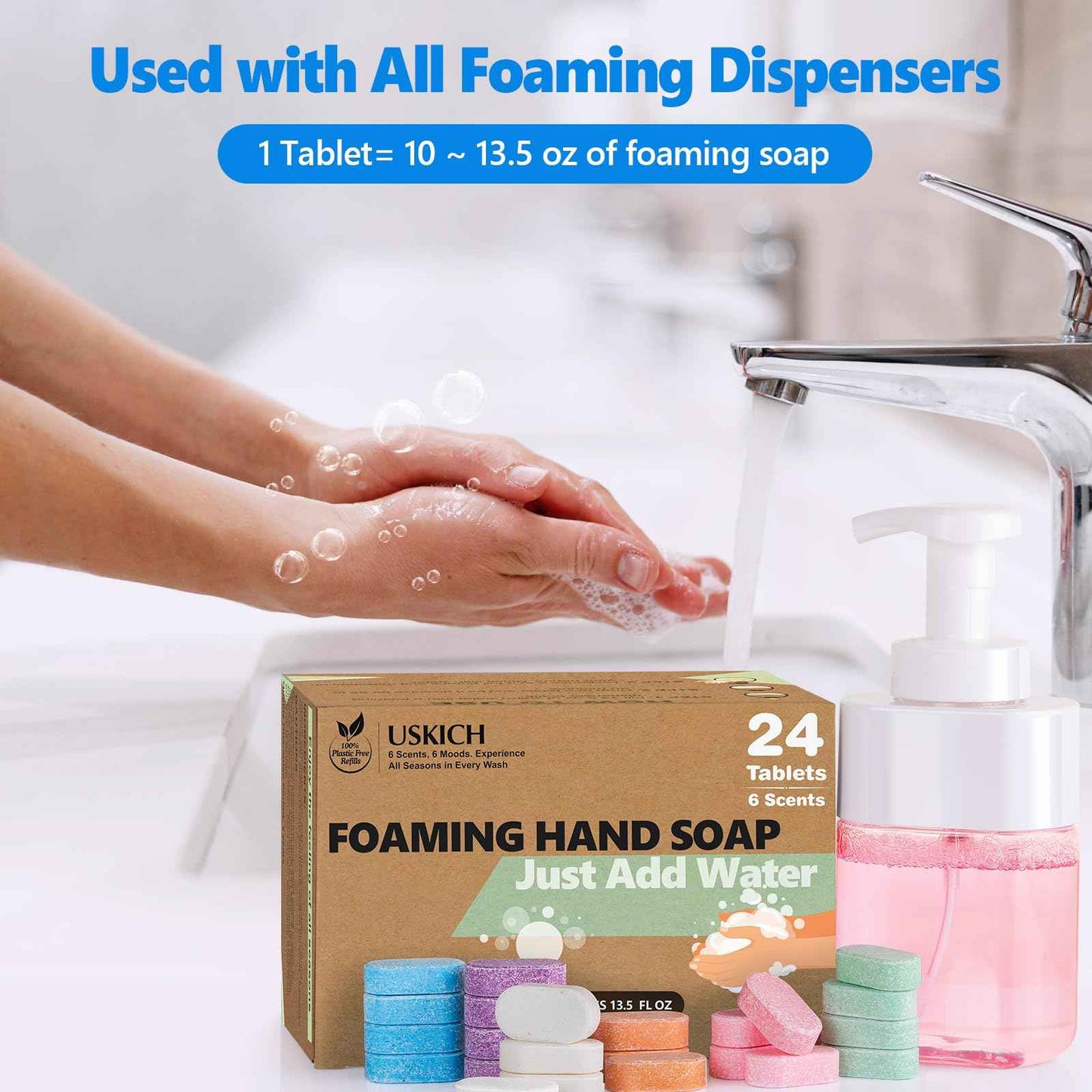 USKICH Clean Home Kit Natural All Purpose Cleaner for Kitchen and Counters