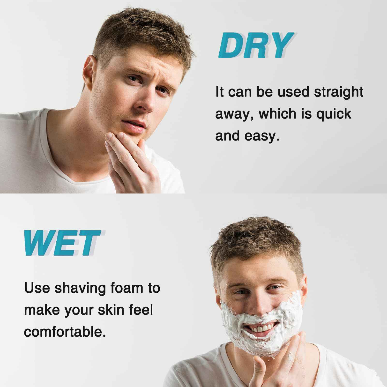 21B Replacement Head for Braun Series 3 Shaver, Electric Wet and Dry Replacement Head Shaver Blades for Braun s3 300S 301S 310S 320S-4 330S-4 340S-4 3010S 370S-3 370CC-4 5408 5409 3000S 3040S