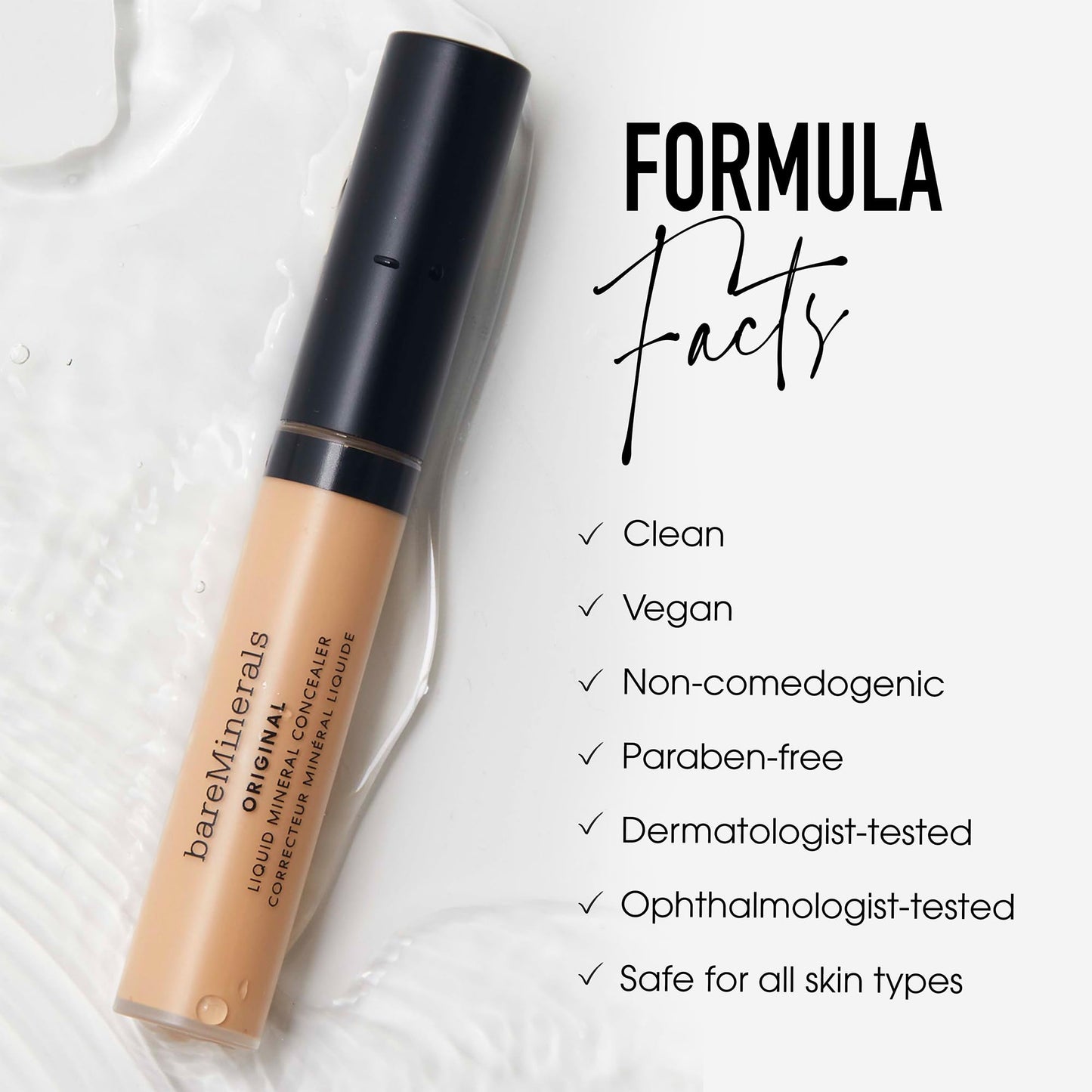 bareMinerals Original Liquid Mineral Concealer, Light-Medium 2.5W, 0.20 oz