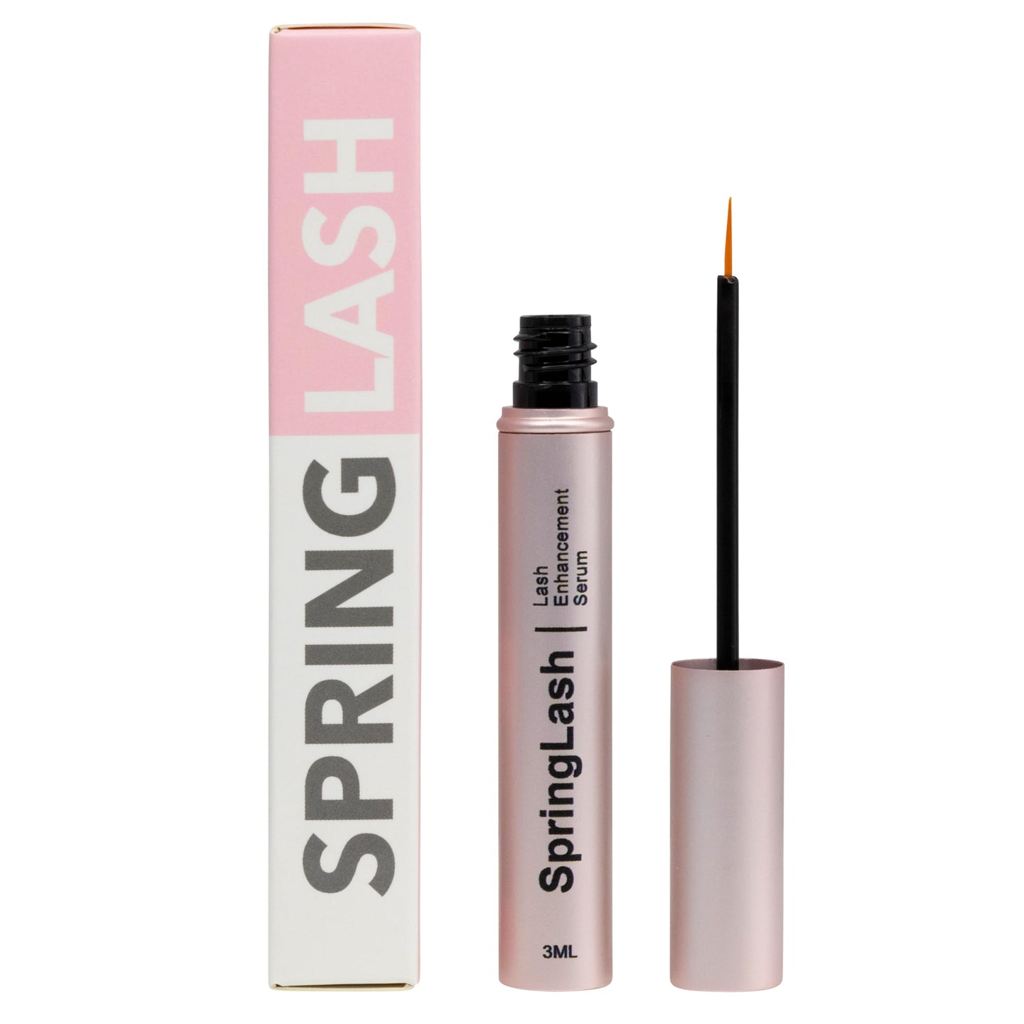 SpringLash - Eyelash Enhancement Serum with BIOTIN - Lash Enhancer For Longer, Fuller Eyelashes - Organic & Vegan Eyelash Enhancer - Cruelty Free - Eyelash & Eyebrow Conditioner [0.10 fl. oz/3ml]