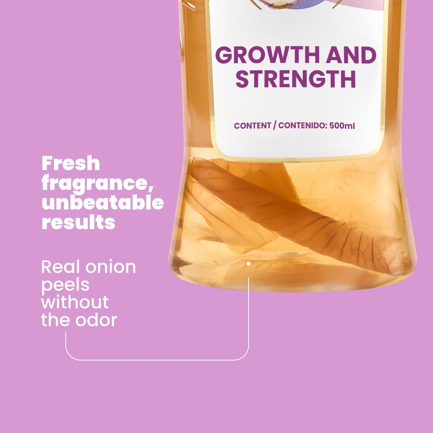 Anyeluz Onion Shampoo and Conditioner for Hair Growth with Biotin, Salt and Paraben Free Hair Care Duo with Keratin and Botanical Extracts for Stronger Softer Hair