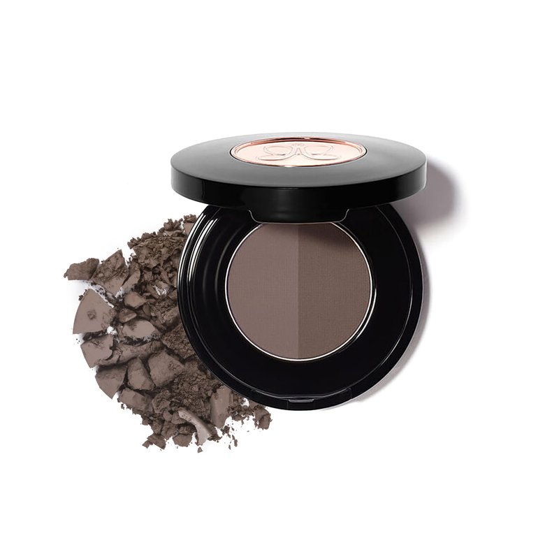 Anastasia Beverly Hills Brow Powder Duo - High-Pigment Compact Brow Powder with Mirrored Travel Case, Blendable Formula for Filling & Shaping Brows - Ash Brown