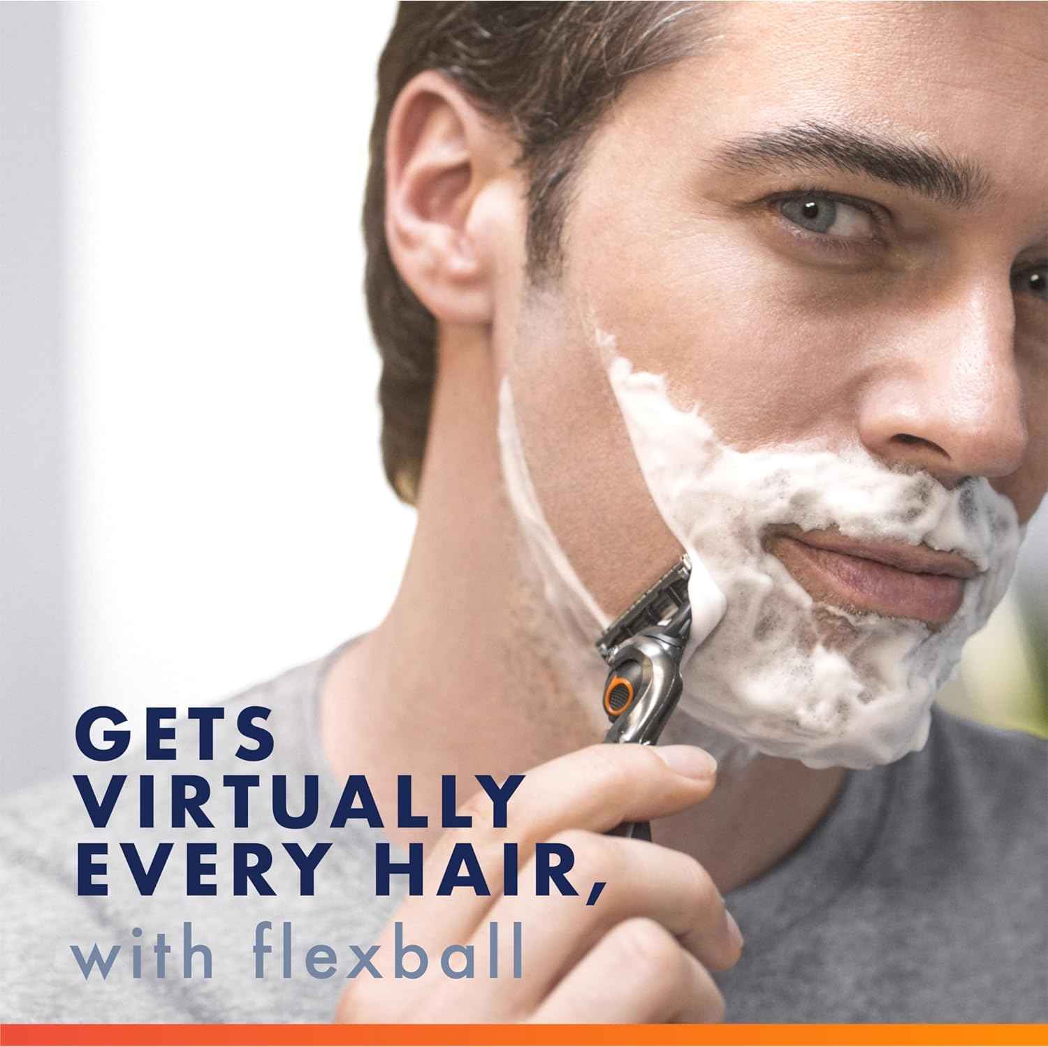 Gillette Fusion ProGlide Razor for Men, Handle + 4 Blade Refills