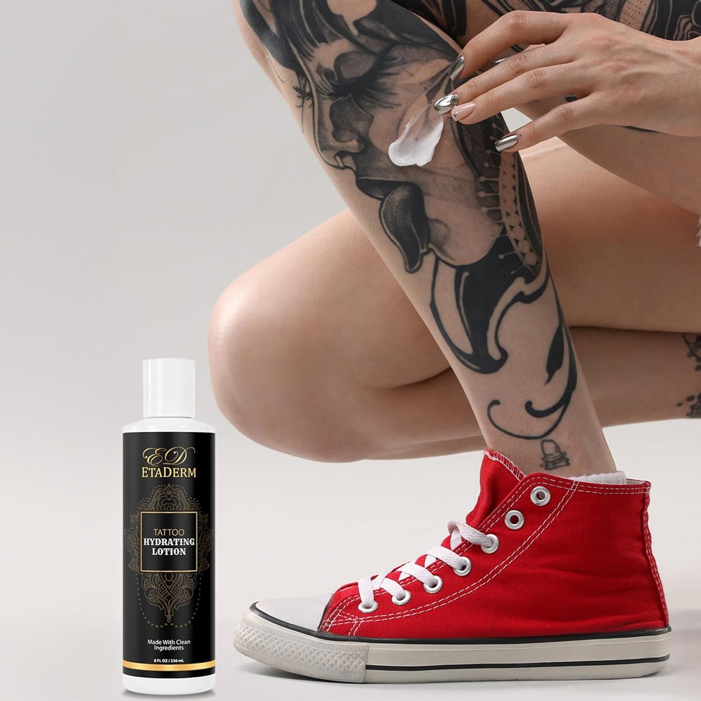 Tattoo Aftercare Lotion - Aloe Vera & Shea Butter Moisturizer for Vibrant Tattoos | 236ml