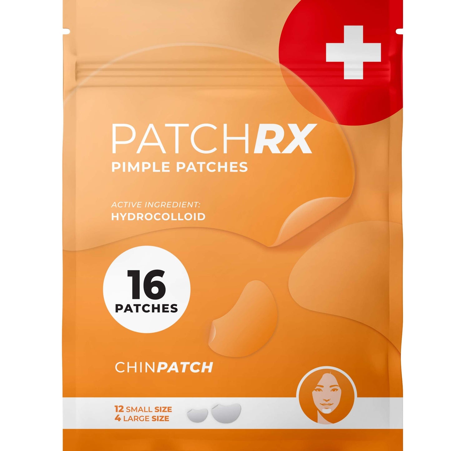 KEYCONCEPTS PatchRX Pimple Patches For Face - Spot Stickers + Chin Patches Bundle