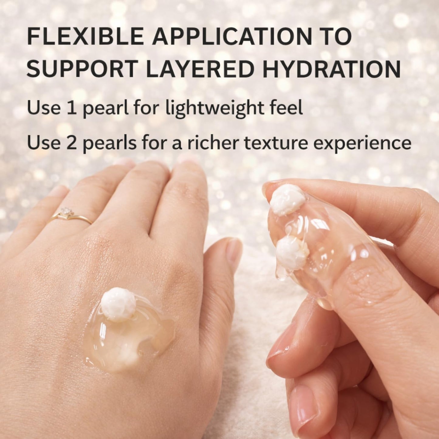 ivory loom Adaptive Hydration Pearl Fusion Gel | Recombinant Collagen, Niacinamide, Alpha-Arbutin, Vitamin C & E | Next-Level Hydration, Zero Greasiness | For All Skin Types | 50g (1.76 oz)