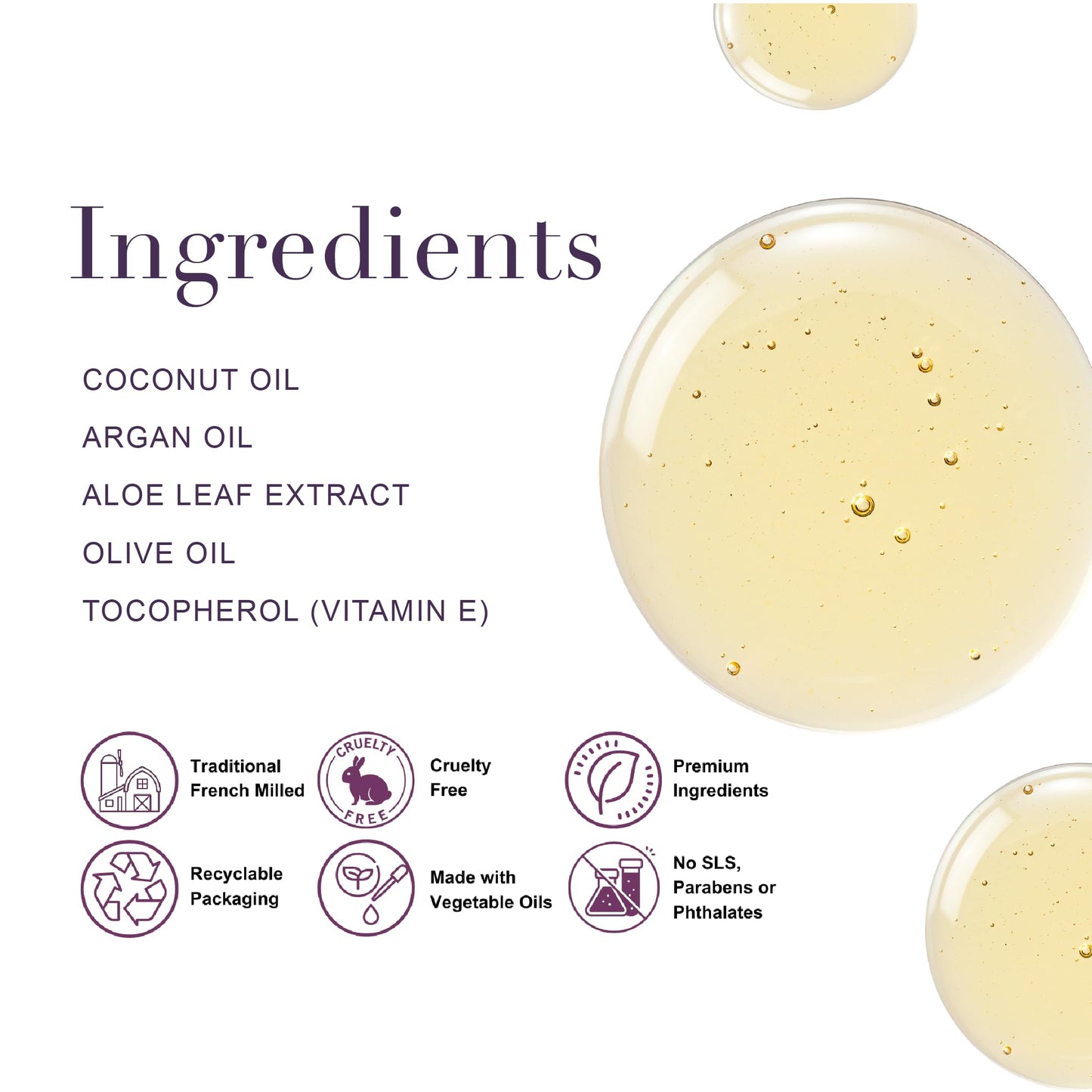 A LA MAISON Plumeria Natural Hand Wash Made with Essential Oils - Biodegradable, Plant-Based, Vegan, Cruelty-Free (16.9 Fl Oz, 2 Pack)