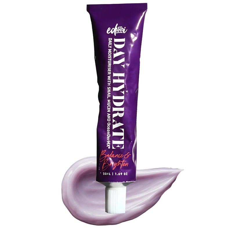 edandi ed&i DAY HYDRATE Daily Face Moisturizer With Snail Mucin & OceanDerMX, Hydrating Moisturizer for Fine Lines, Firming & Radiance, Daily Facial Moisturizer for Dry Skin Face - 1.69 oz